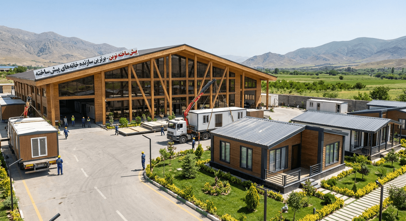 معرفی ۵ شرکت برتر سازنده خانه پیش‌ساخته در ایران (لیست ۱۴۰۴)؛ بررسی کیفیت، قیمت و تعهد
