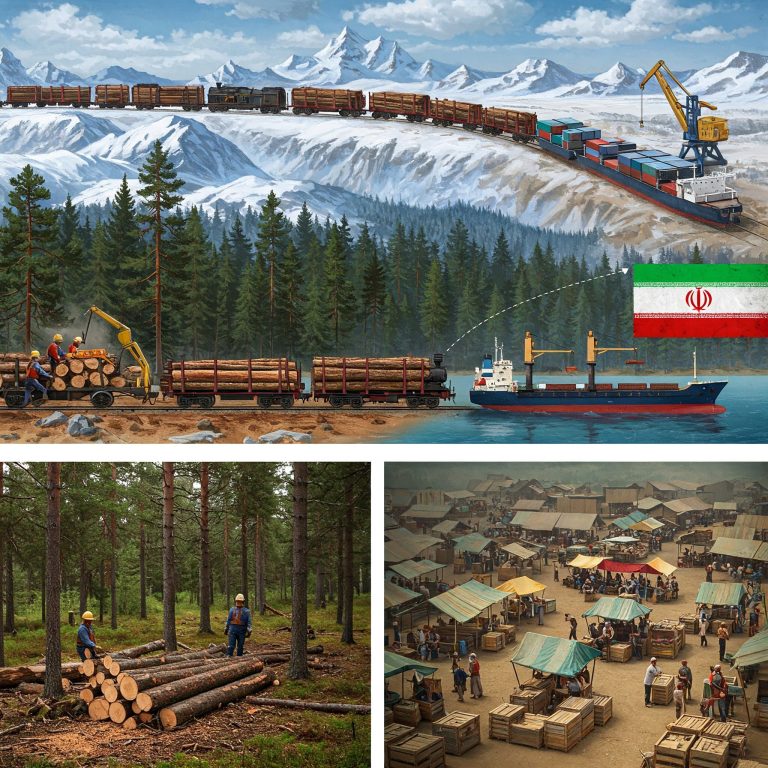 چوب روسی صادراتی